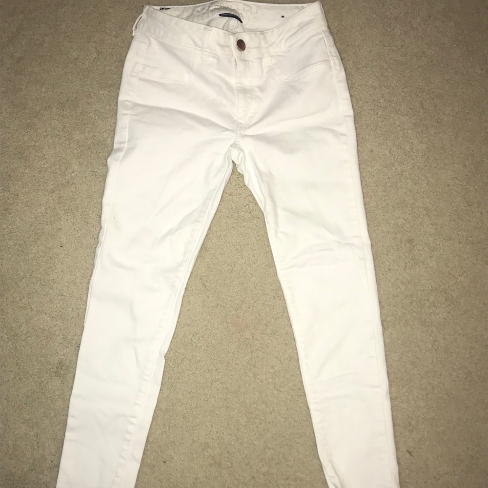 white american eagle super stretch jegging